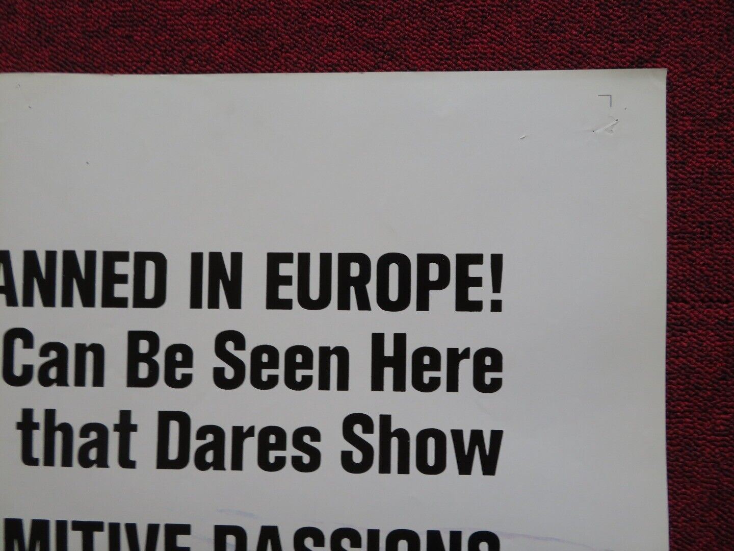 BORA BORA FOLDED US ONE SHEET POSTER HAYDEE POLITOFF CORRADO PANI 1970 Movie posters