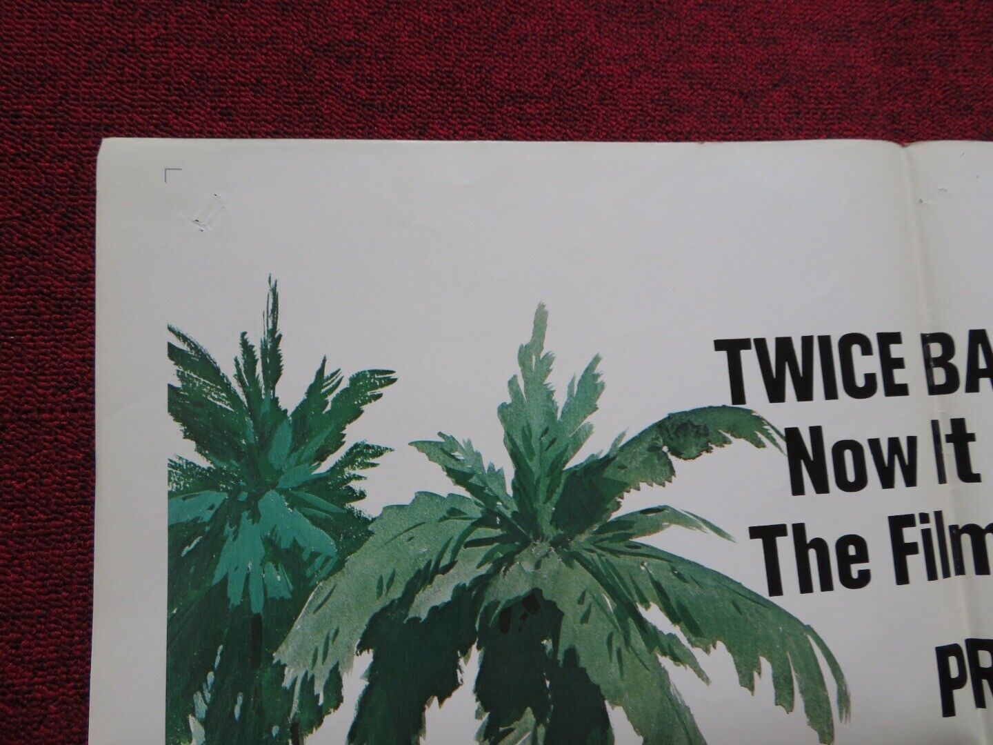 BORA BORA FOLDED US ONE SHEET POSTER HAYDEE POLITOFF CORRADO PANI 1970 Movie posters