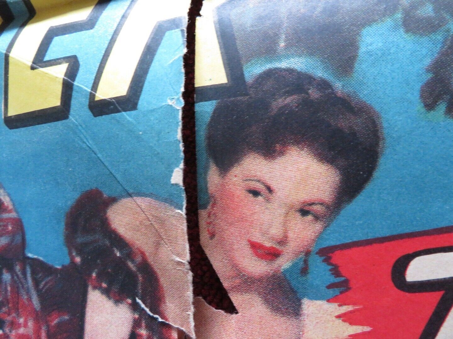 BORDER RIVER USA ONE SHEET POSTER JOEL MCCREA YVONNE DE CARLO 1954 Movie posters