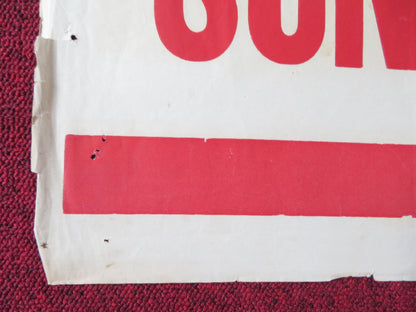 BORDERTOWN TRAIL FOLDED US ONE SHEET POSTER SMILEY BURNETTE SUNSET CARSON 1944 Rendezvous Cinema Movie posters