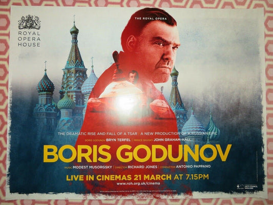 BORIS GODUNOV QUAD (30"x 40") ROLLED POSTER ROYAL OPERA HOUSE LIVE 2016 Movie posters