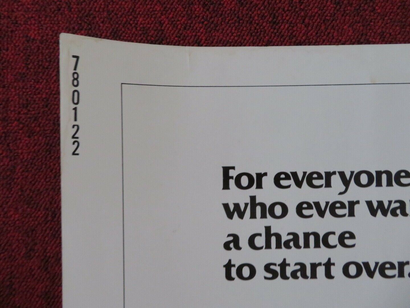 BORN AGAIN US HALF SHEET (22"x 28") POSTER DISNEY DEREK NIMO 1978 Movie posters