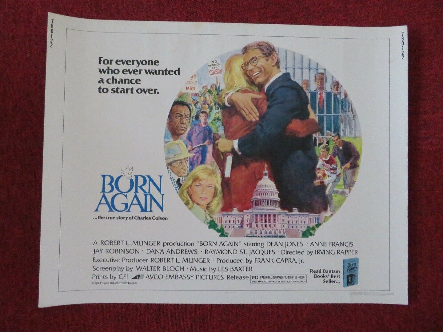 BORN AGAIN US HALF SHEET (22"x 28") POSTER DISNEY DEREK NIMO 1978 Movie posters
