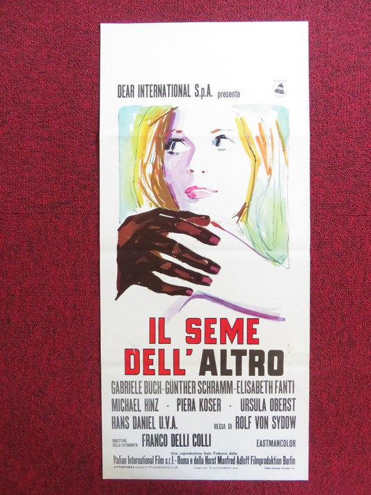 BORN BLACK TO WHITE PARENTS ITALIAN LOCANDINA POSTER GABRIELE BUCH 1970 Rendezvous Cinema Movie posters