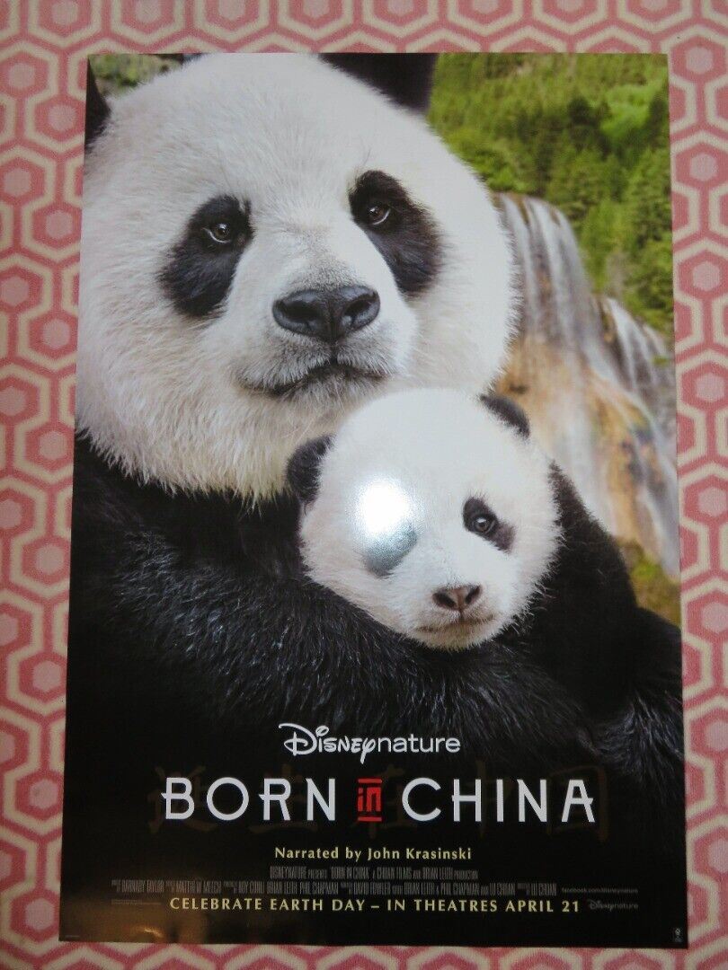BORN IN CHINA US ONE SHEET ROLLED POSTER DISNEY JOHN KRASINSKI 2016 Movie posters