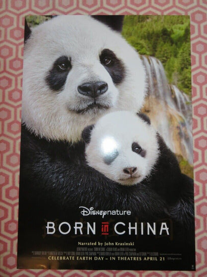 BORN IN CHINA US ONE SHEET ROLLED POSTER DISNEY JOHN KRASINSKI 2016 Movie posters