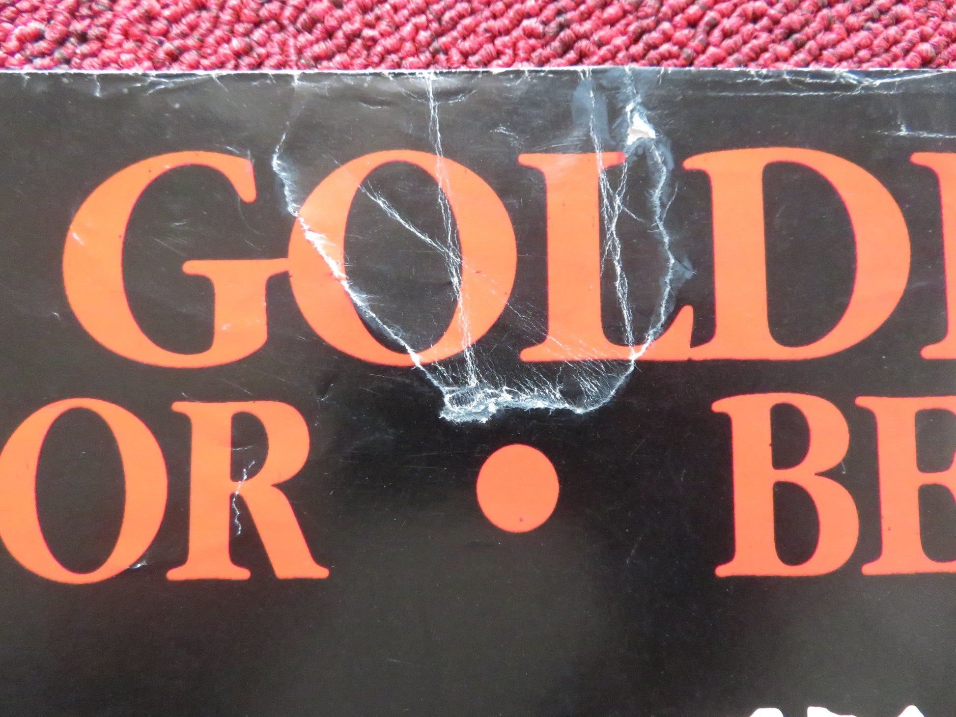 BORN ON THE FOURTH OF JULY UK QUAD POSTER FOLDED TOM CRUISE OLIVER STONE 1989 Rendezvous Cinema Movie posters