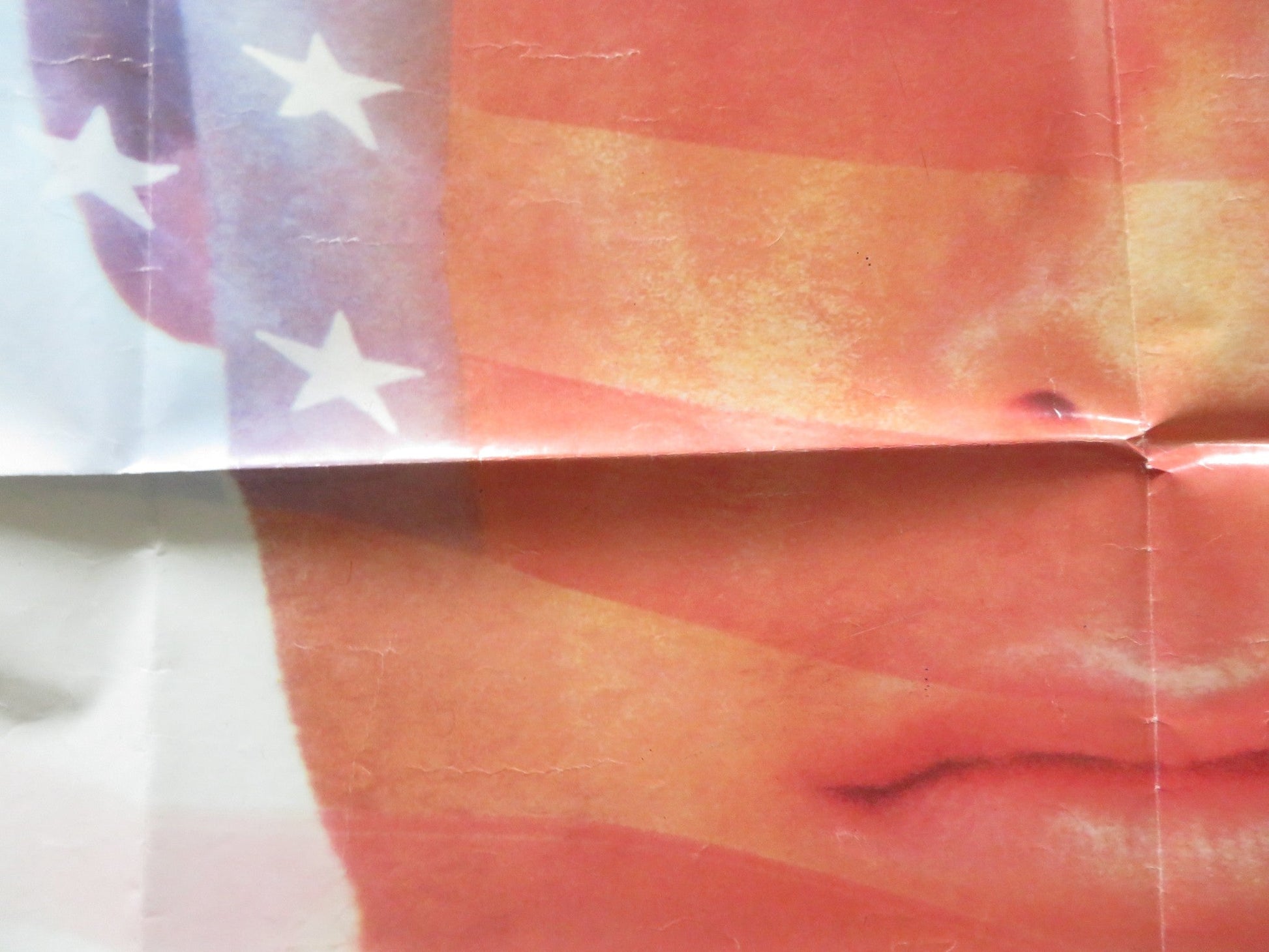 BORN ON THE FOURTH OF JULY UK QUAD POSTER FOLDED TOM CRUISE OLIVER STONE 1989 Rendezvous Cinema Movie posters