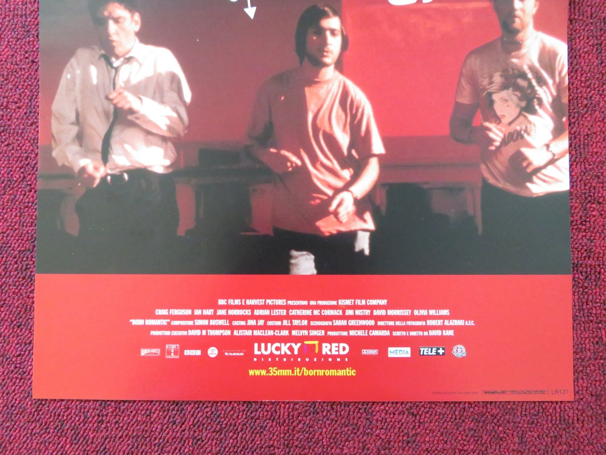 BORN ROMANTIC ITALIAN LOCANDINA POSTER CRAIG FERGUSON IAN HART 2000 Rendezvous Cinema Movie posters
