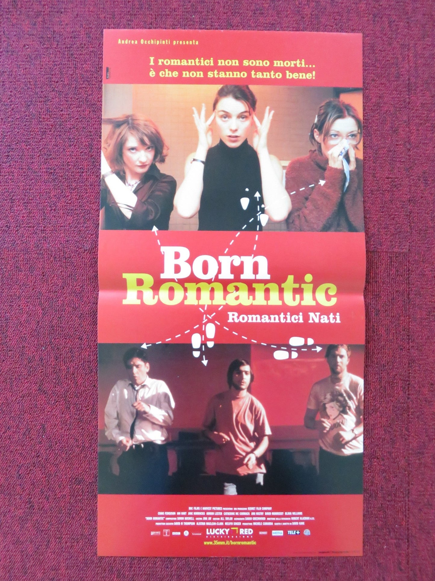 BORN ROMANTIC ITALIAN LOCANDINA POSTER CRAIG FERGUSON IAN HART 2000 Rendezvous Cinema Movie posters