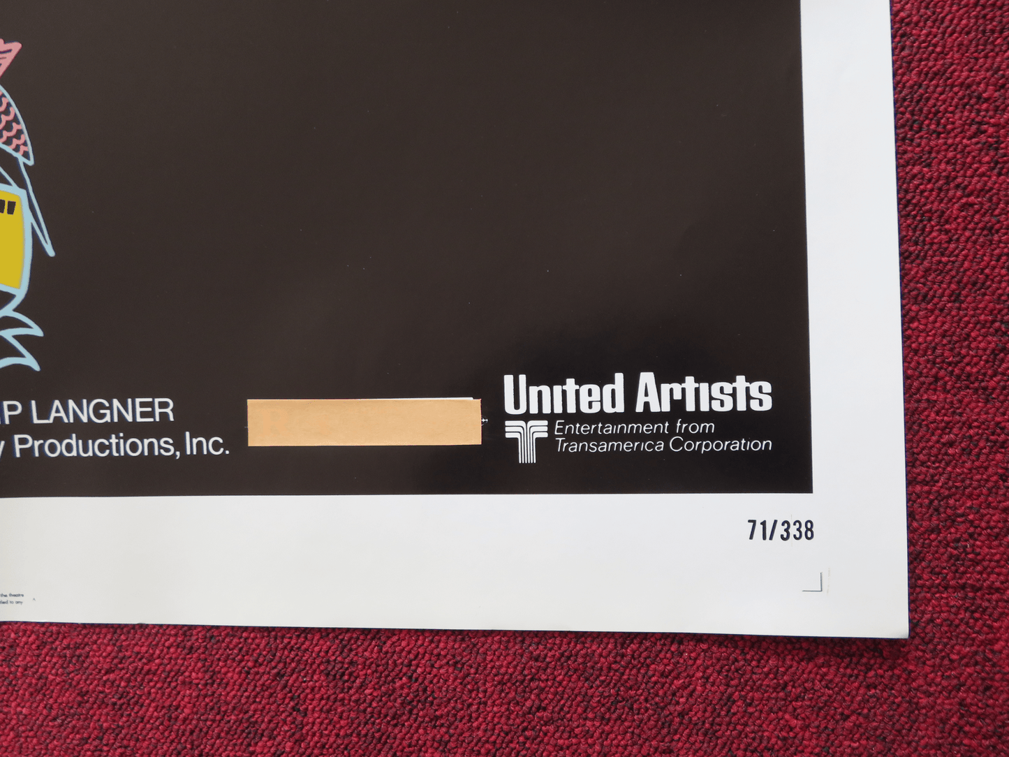 BORN TO WIN FOLDED US ONE SHEET POSTER GEORGE SEGAL PAULA PRENTISS 1971 Rendezvous Cinema Movie posters