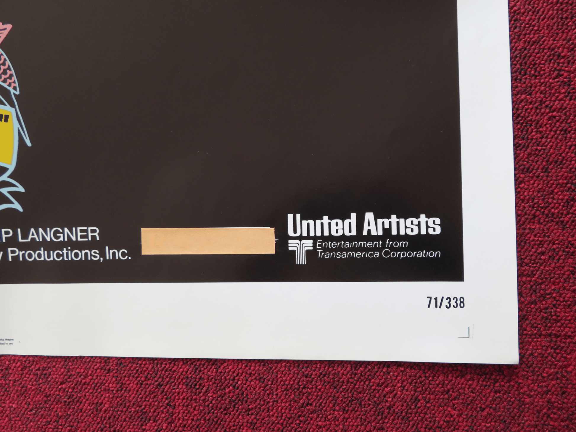 BORN TO WIN FOLDED US ONE SHEET POSTER GEORGE SEGAL PAULA PRENTISS 1971 Rendezvous Cinema Movie posters