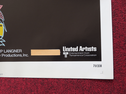 BORN TO WIN FOLDED US ONE SHEET POSTER GEORGE SEGAL PAULA PRENTISS 1971 Rendezvous Cinema Movie posters