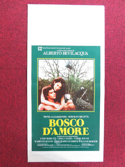 BOSCO D'AMORE ITALIAN LOCANDINA POSTER MONICA GUERRITORE RODOLFO BIGOTTI 1981 Rendezvous Cinema Movie posters