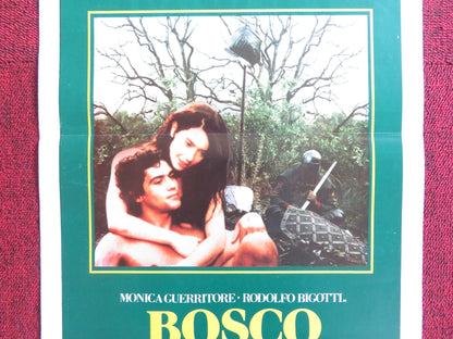BOSCO D'AMORE ITALIAN LOCANDINA POSTER MONICA GUERRITORE RODOLFO BIGOTTI 1981 Rendezvous Cinema Movie posters