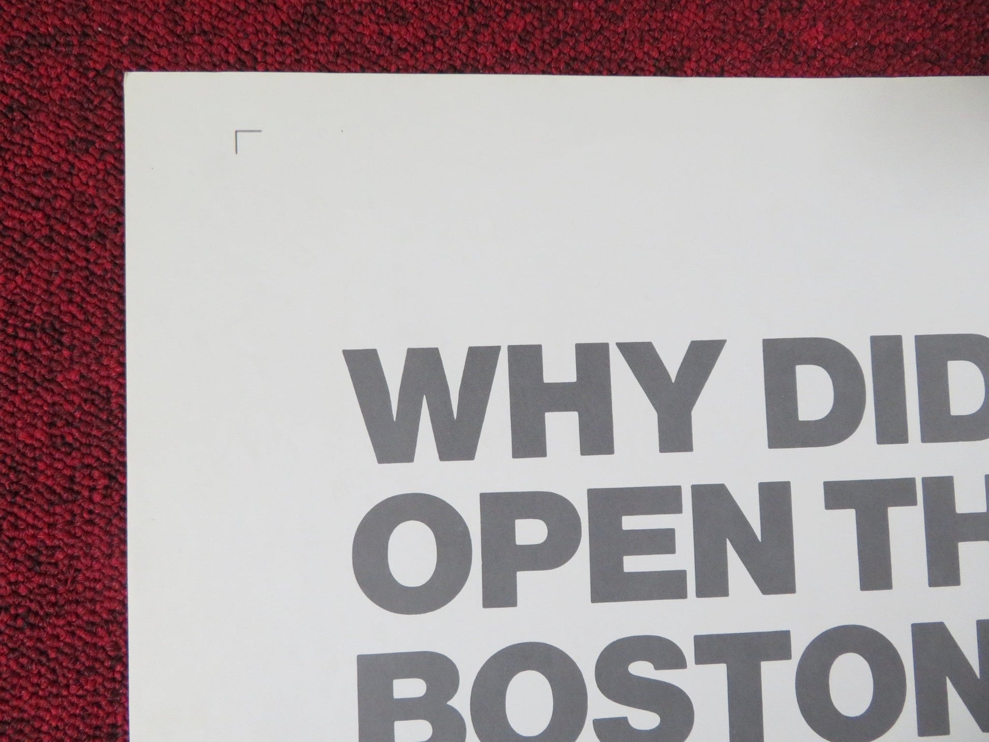 BOSTON STRANGLER FOLDED US ONE SHEET POSTER TONY CURTIS HENRY FONDA 1968 Rendezvous Cinema Movie posters