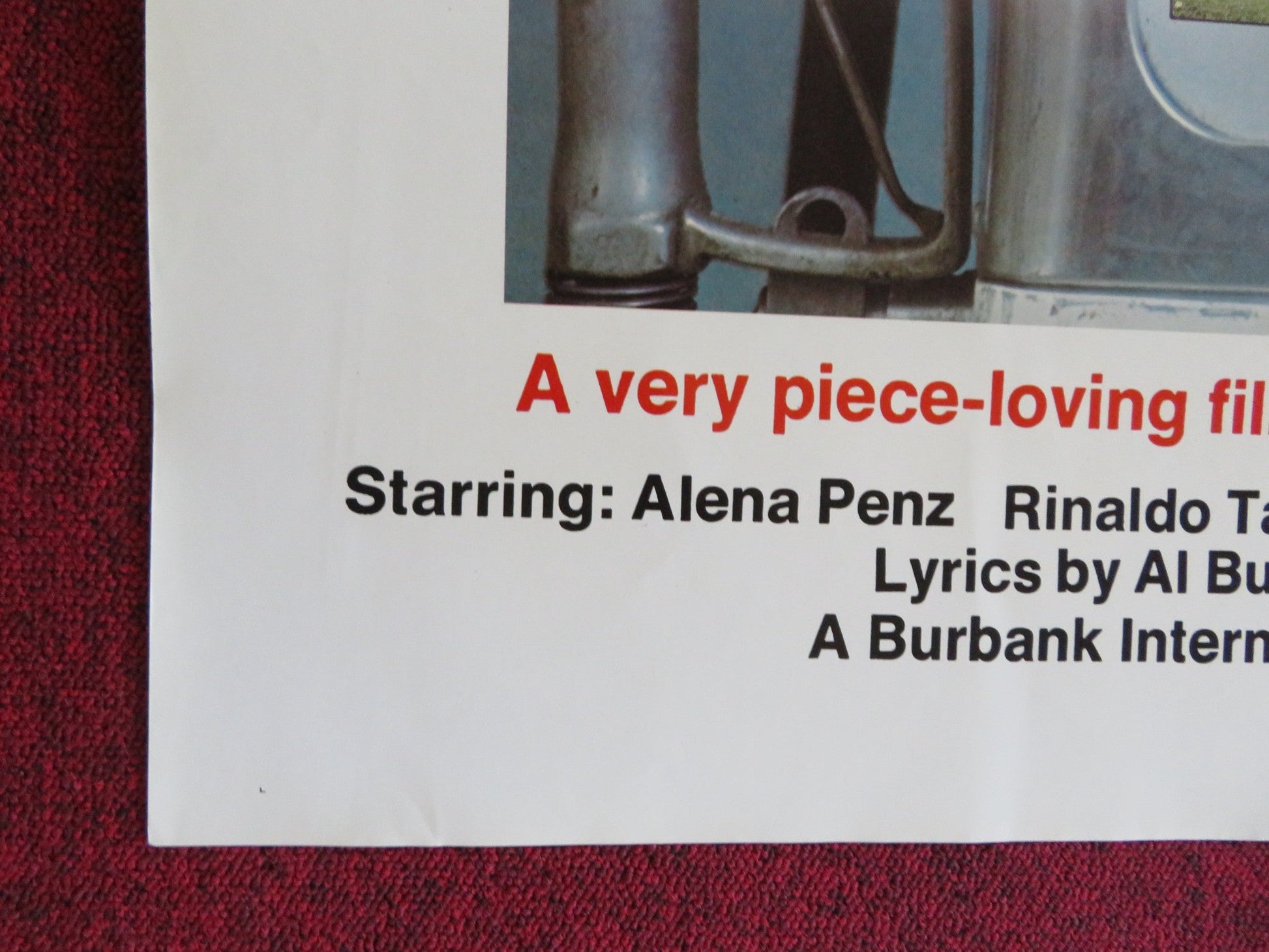 BOTTOMS UP US TRI FOLDED ONE SHEET ROLLED POSTER ALENA PENZ R. TALAMONTI 1974 Rendezvous Cinema Movie posters