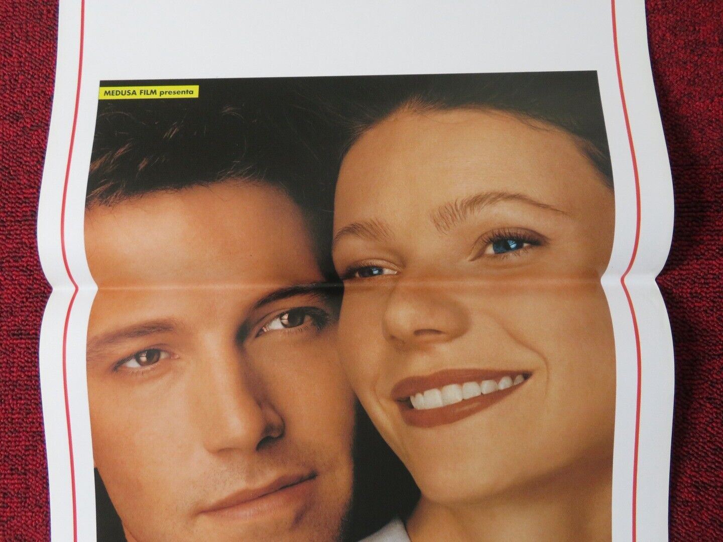 BOUNCE ITALIAN LOCANDINA (27.5"x13") POSTER BEN AFFLICK GWYNETH PALTROW 2001 Movie posters