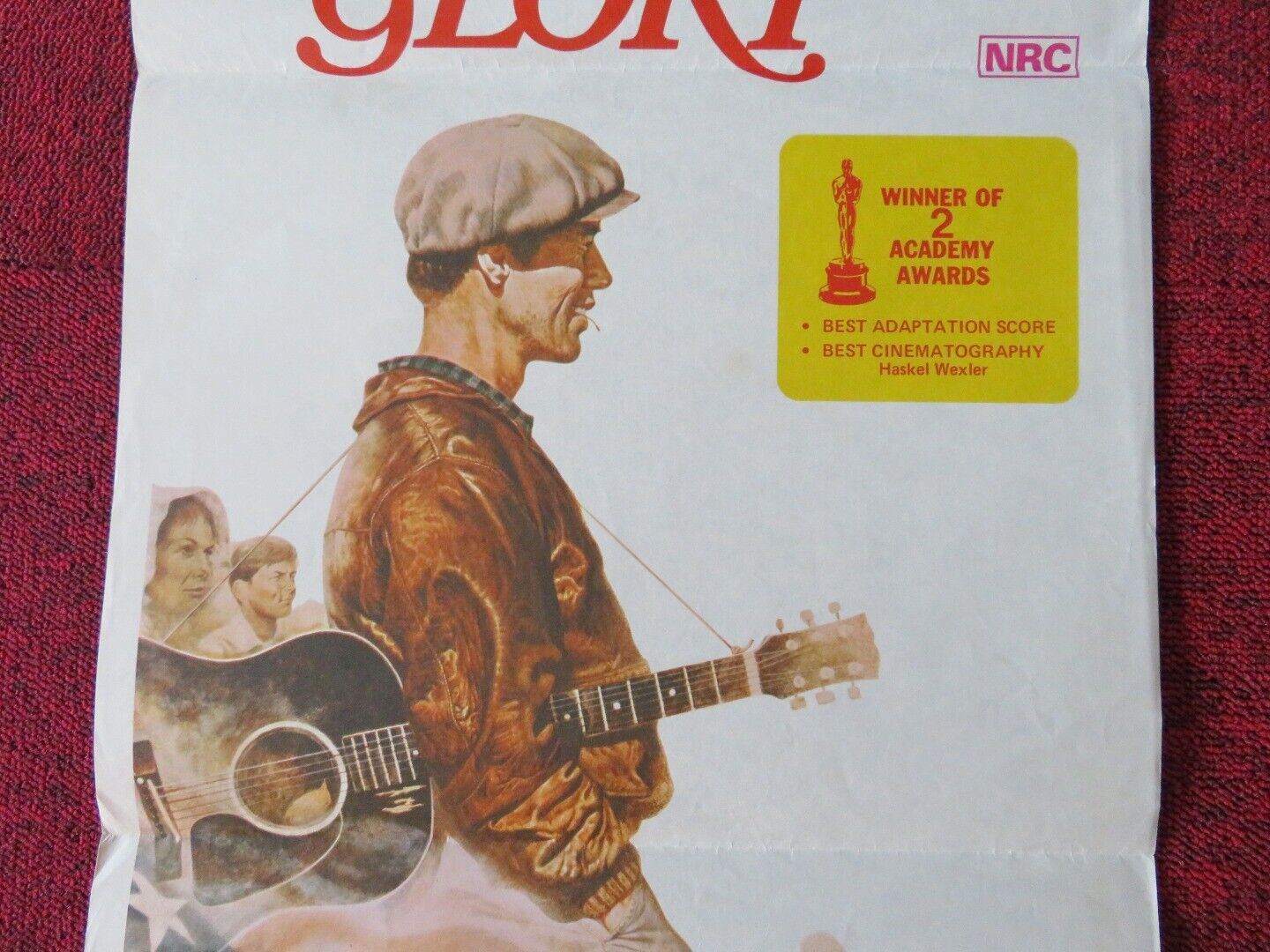 BOUND FOR GLORY FOLDED AUSTRALIAN DAYBILL POSTER DAVID CARRADINE RONNY COX 1976 Movie posters
