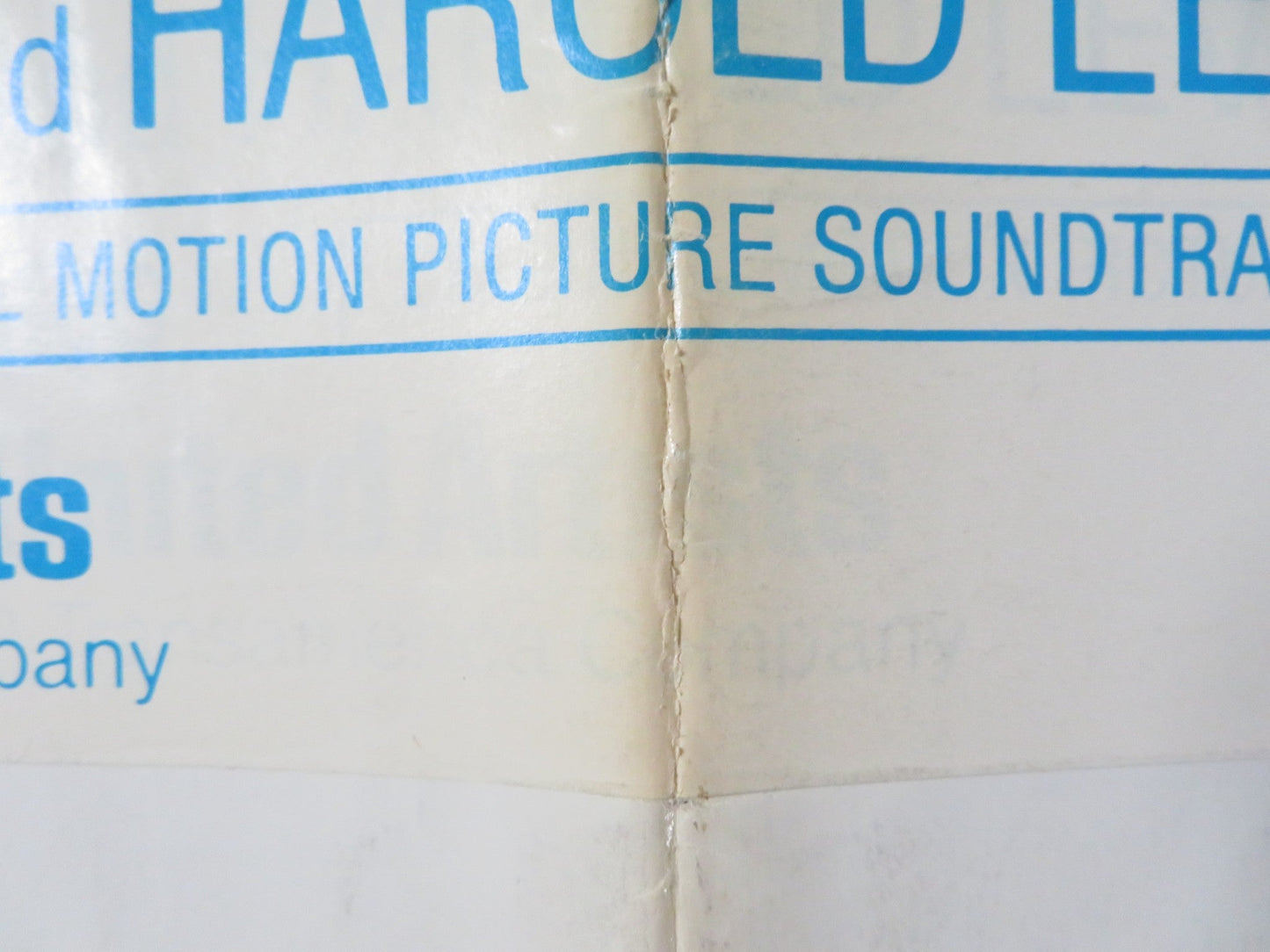 BOUND FOR GLORY FOLDED US ONE SHEET POSTER DAVID CARRADINE RONNY COX 1976 Rendezvous Cinema Movie posters