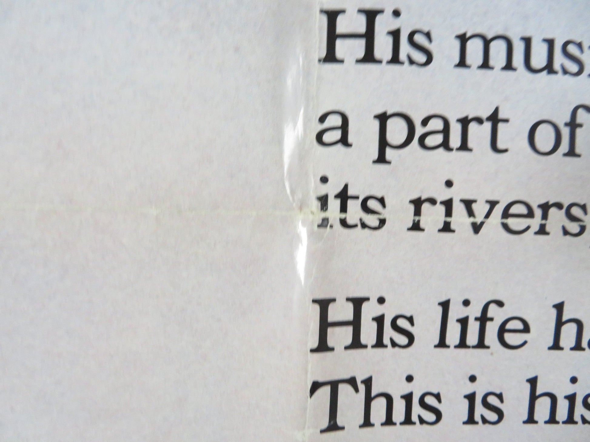 BOUND FOR GLORY FOLDED US ONE SHEET POSTER DAVID CARRADINE RONNY COX 1976 Rendezvous Cinema Movie posters