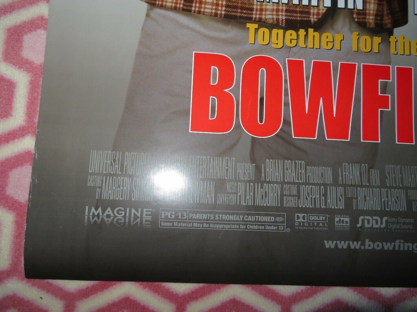 BOWFINGER US ONE SHEET ROLLED POSTER STEVE MARTIN EDDIE MURPHY 1999 Movie posters