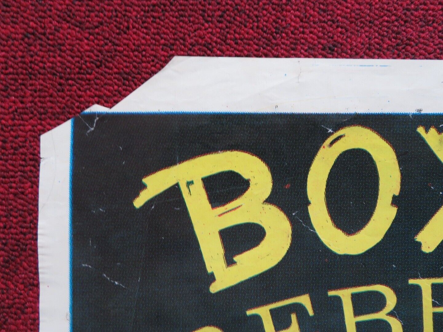 BOXER REBELLION ITALIAN FOGLIO ROLLED POSTER KUNG FU WANG YU 1976 Movie posters