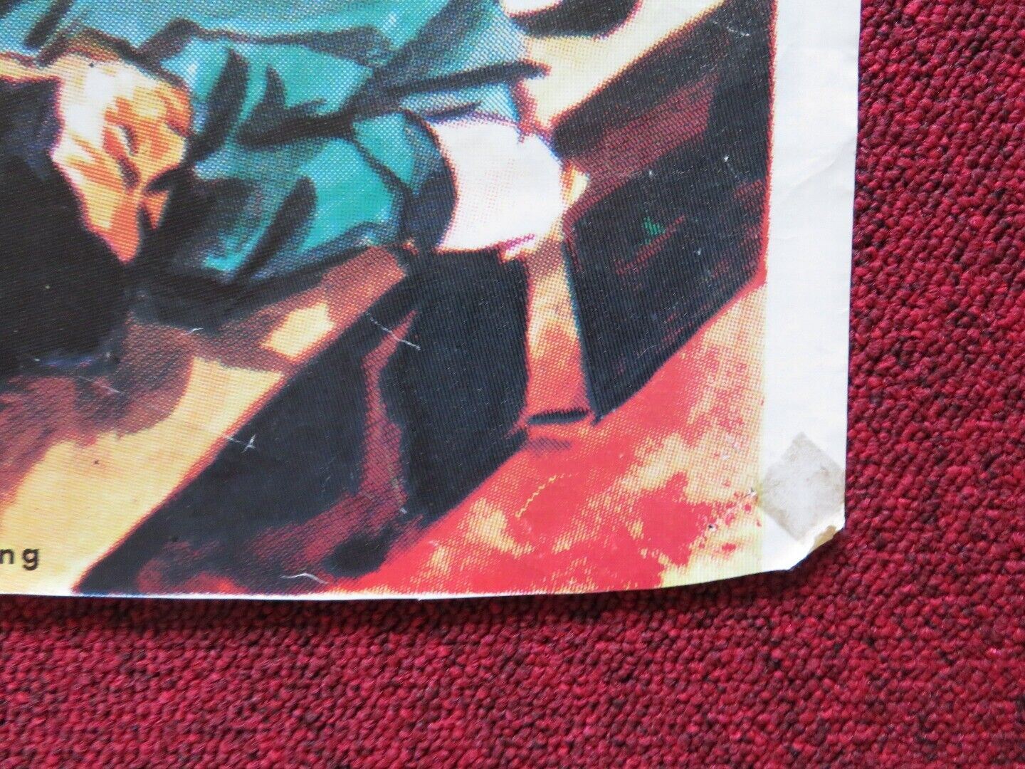 BOXER REBELLION ITALIAN FOGLIO ROLLED POSTER KUNG FU WANG YU 1976 Movie posters