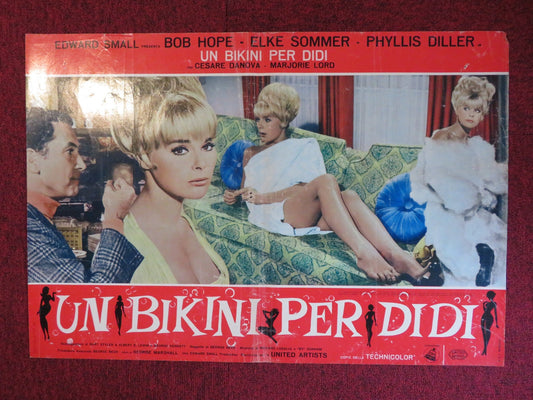 BOY, DID I GET A NUMBER WRONG - A ITALIAN FOTOBUSTA POSTER ELKE SOMMER 1966 Rendezvous Cinema Movie posters