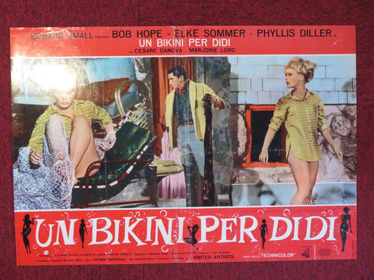 BOY, DID I GET A NUMBER WRONG - B ITALIAN FOTOBUSTA POSTER ELKE SOMMER 1966 Rendezvous Cinema Movie posters