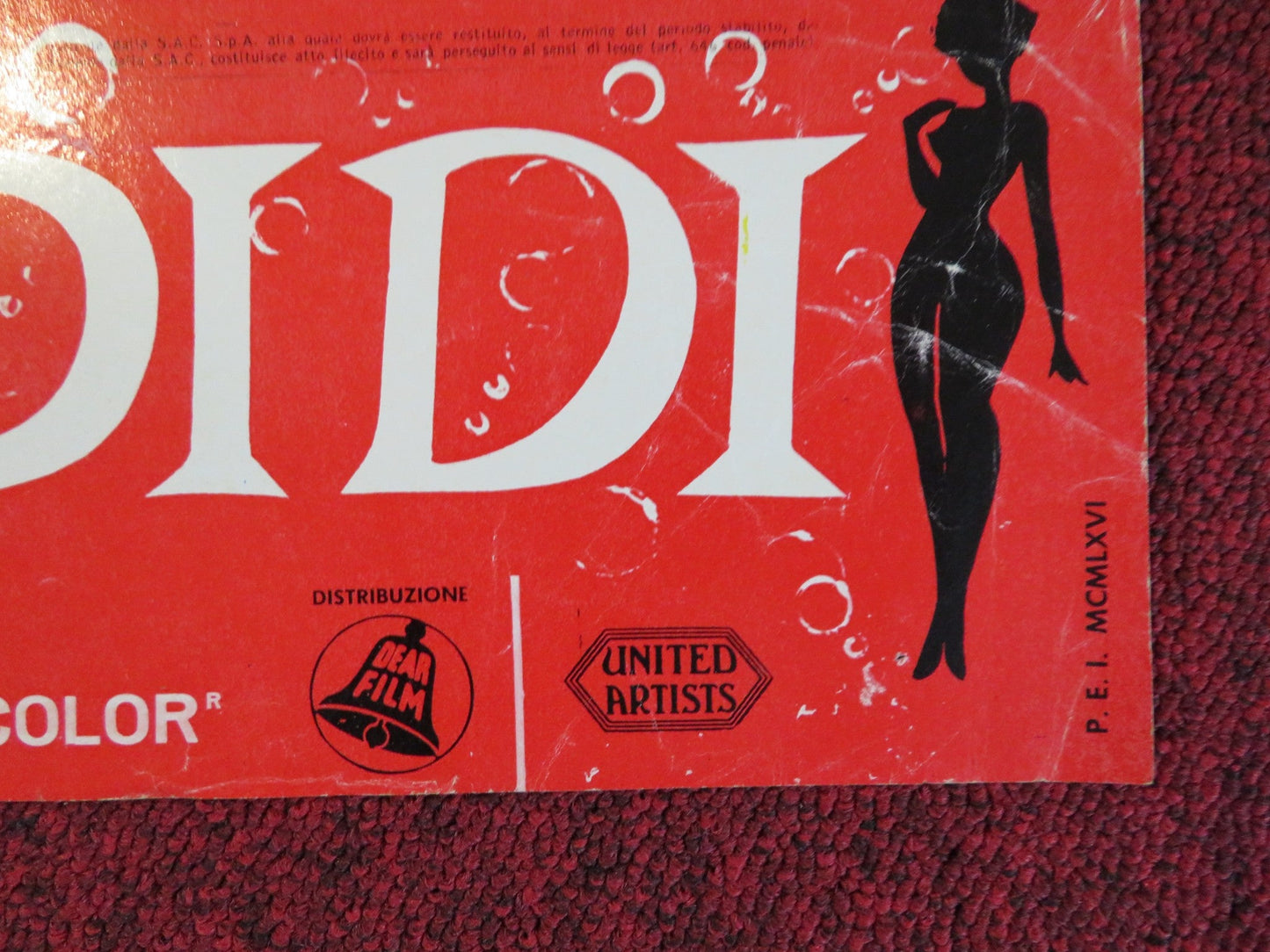 BOY, DID I GET A NUMBER WRONG - B ITALIAN FOTOBUSTA POSTER ELKE SOMMER 1966 Rendezvous Cinema Movie posters