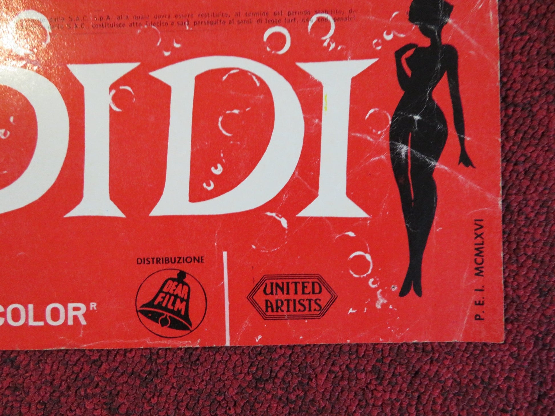 BOY, DID I GET A NUMBER WRONG - B ITALIAN FOTOBUSTA POSTER ELKE SOMMER 1966 Rendezvous Cinema Movie posters