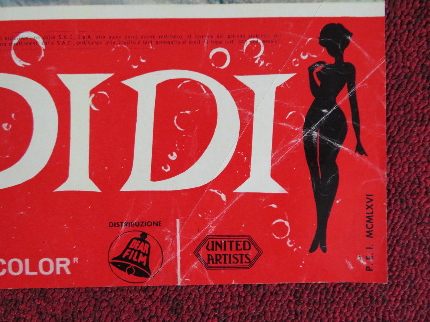 BOY, DID I GET A NUMBER WRONG - D ITALIAN FOTOBUSTA POSTER ELKE SOMMER 1966 Rendezvous Cinema Movie posters