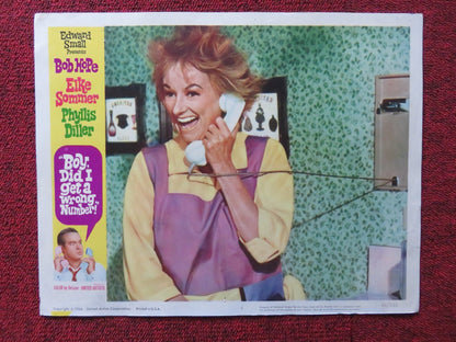 BOY, DID I GET A WRONG NUMBER US LOBBY CARD SET BOB HOPE ELKE SOMMER 1966 Rendezvous Cinema Movie posters