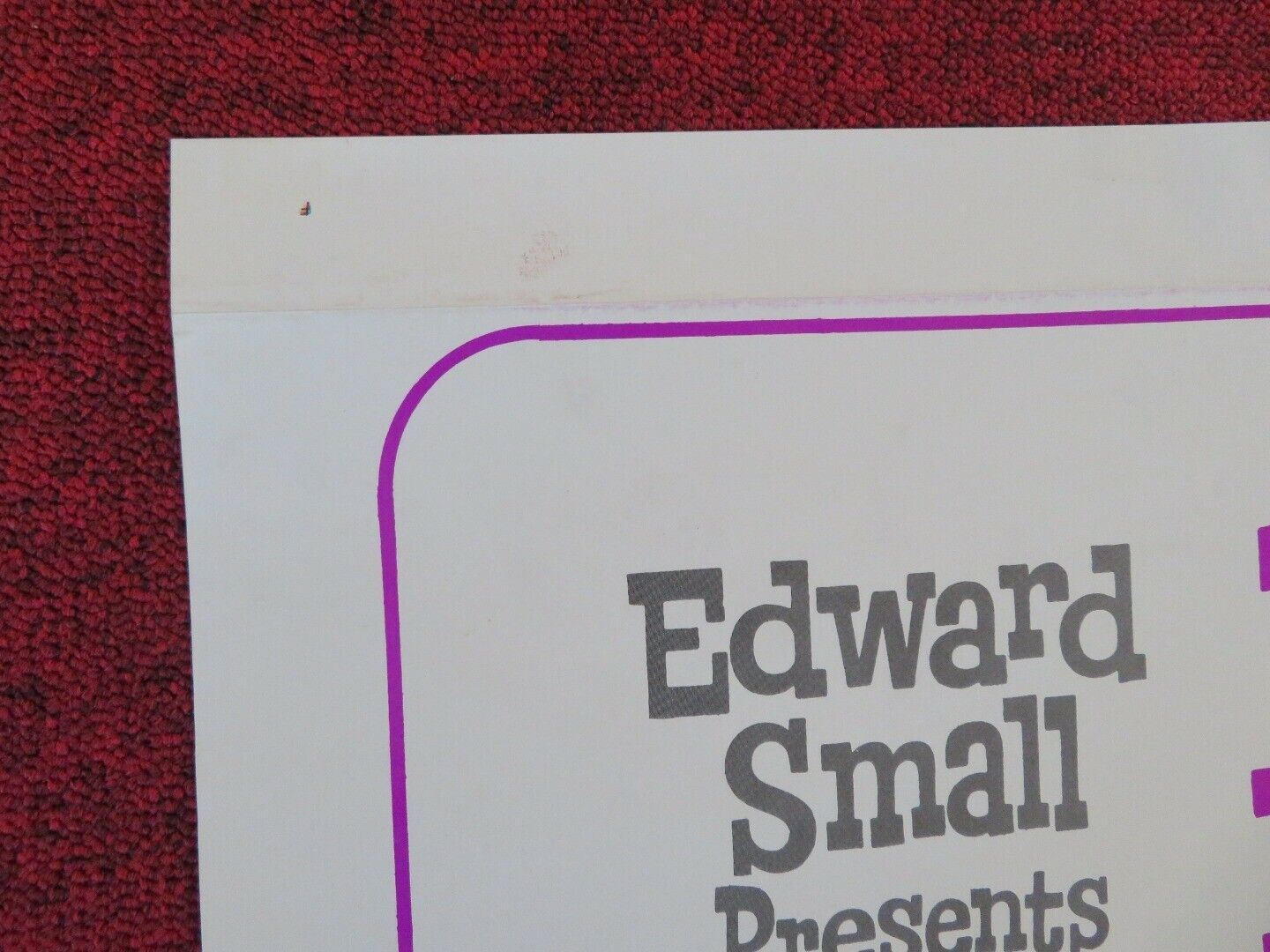 BOY, DID I GET THE WRONG NUMBER! FOLDED US ONE SHEET POSTER BOB HOPE 1966 Movie posters