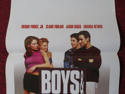 BOYS AND GIRLS ITALIAN LOCANDINA (27.5"x13") POSTER FREDDIE PRINZE, JR 2001 Movie posters