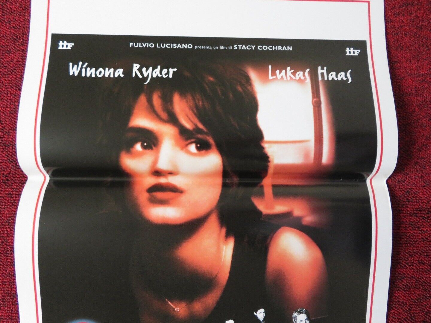 BOYS ITALIAN LOCANDINA (27.5"x13") POSTER WINONA RYDER LUKAS HAAS 1996 Movie posters