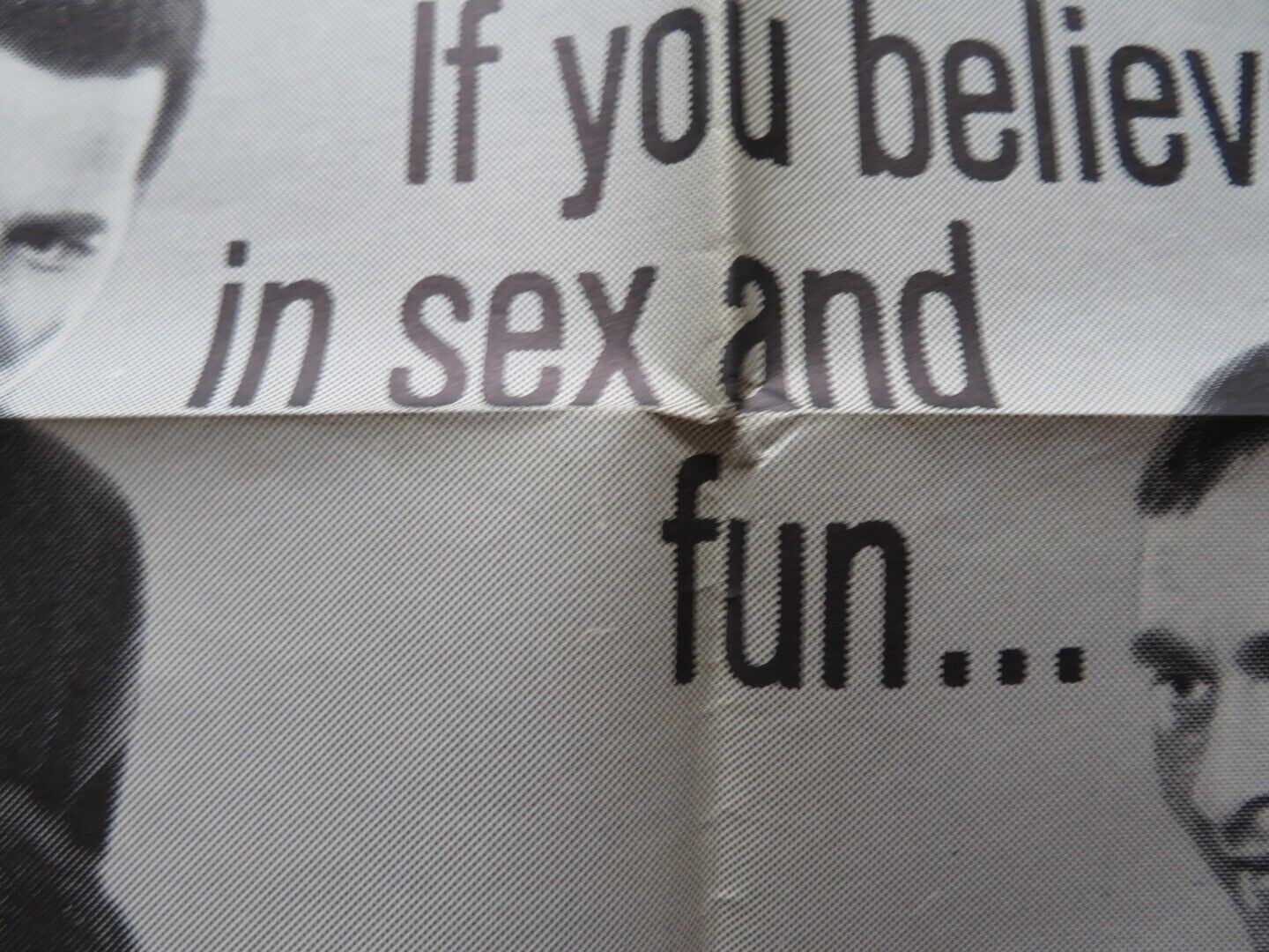 BOYS' NIGHT OUT FOLDED US ONE SHEET POSTER KIM NOVAK JAMES GARNER 1962 - Rendezvous Cinema