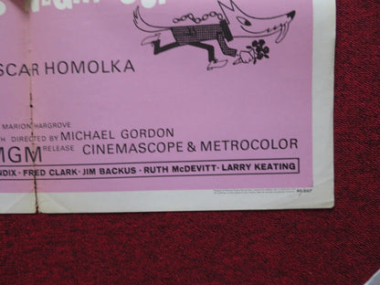 BOYS' NIGHT OUT FOLDED US ONE SHEET POSTER KIM NOVAK JAMES GARNER 1962 - Rendezvous Cinema