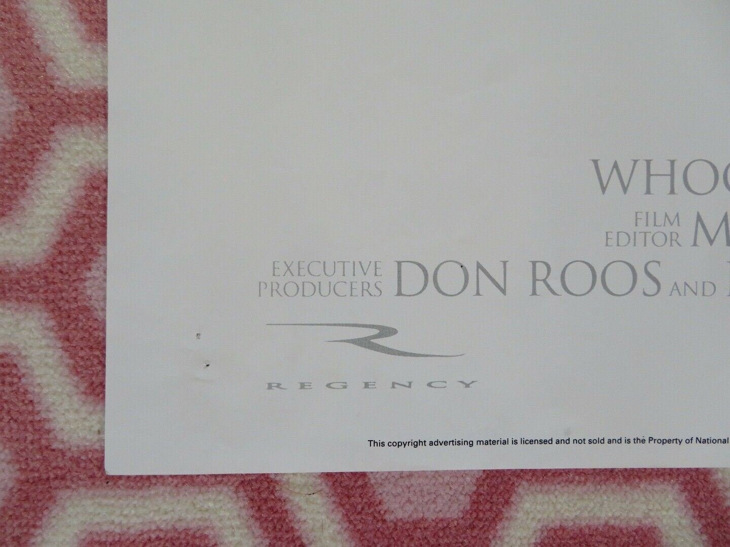 BOYS ON THE SIDE BRITISH QUAD (30"x40") POSTER WHOOPI GOLDBERG DREW BARRYMORE Movie posters