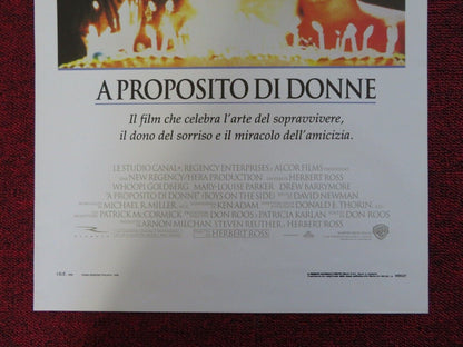 BOYS ON THE SIDE ITALIAN LOCANDINA (27.5"x13") POSTER WHOOPI GOLDBERG 1995 Movie posters