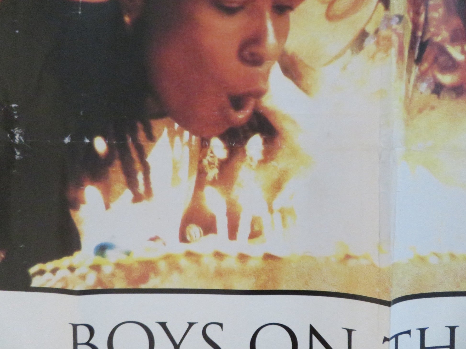 BOYS ON THE SIDE UK QUAD ROLLED POSTER WHOOPI GOLDBERG DREW BARRYMORE 1995 Rendezvous Cinema Movie posters