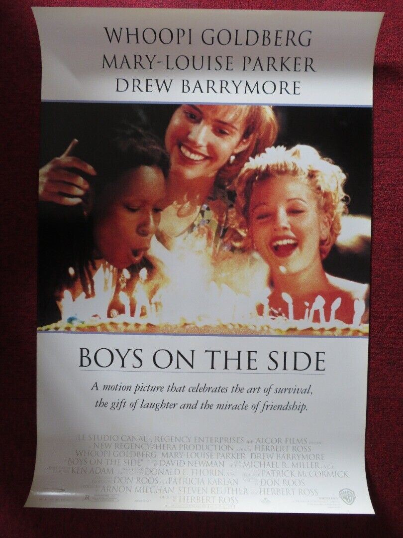 BOYS ON THE SIDE US ONE SHEET ROLLED POSTER DREW BARRYMORE WHOOPI GOLDBERG 1995 Movie posters