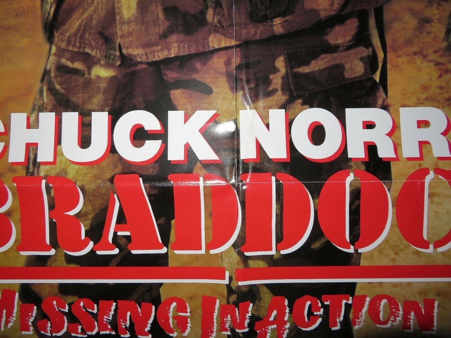 BRADDOCK: MISSING IN ACTION 3 US ONE SHEET POSTER CHUCK NORRIS 1988 - Rendezvous Cinema