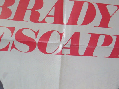 BRADY'S ESCAPE FOLDED US ONE SHEET POSTER JOHN SAVAGE KELLY RENO 1983 Movie posters
