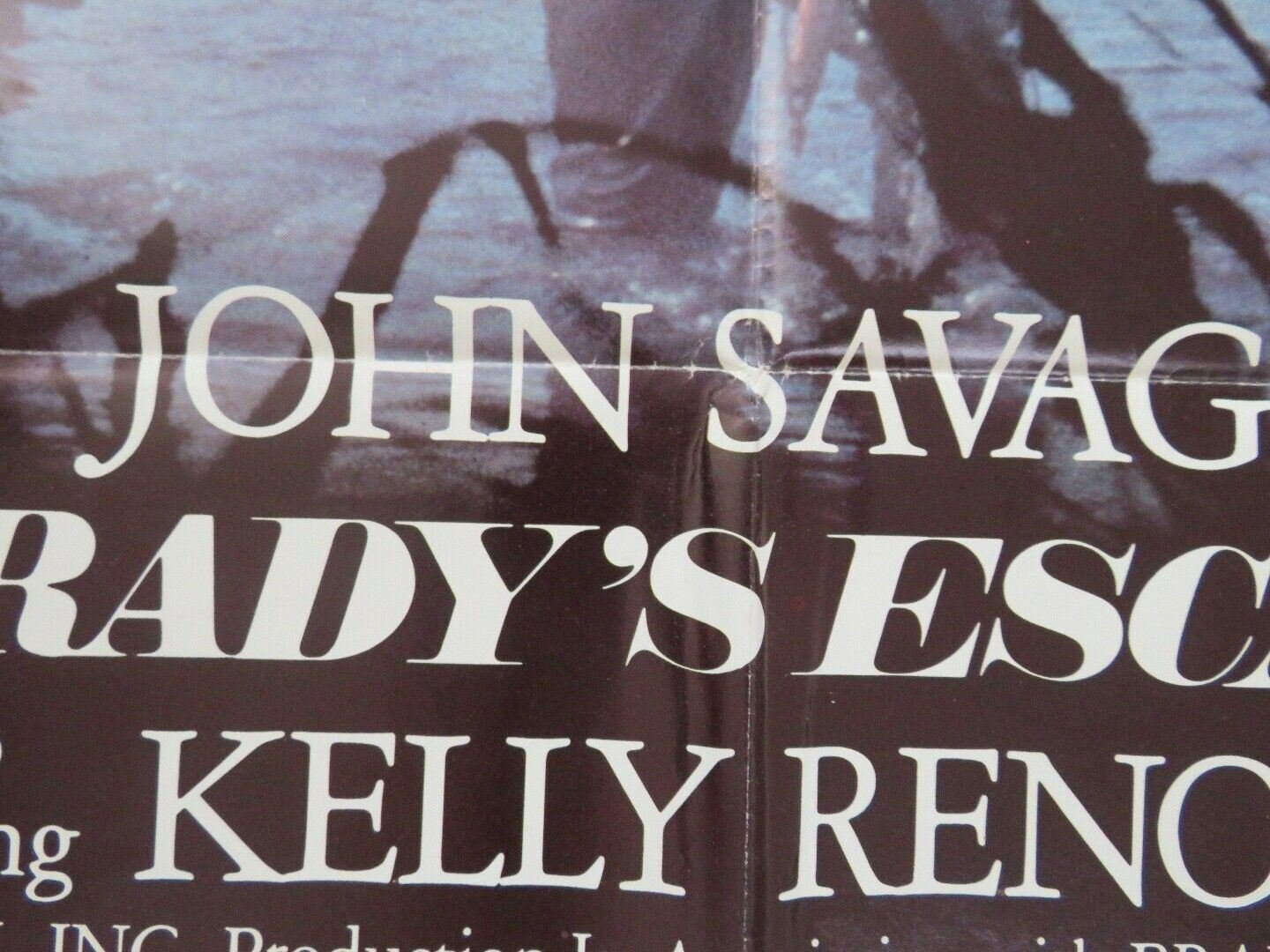 BRADY'S ESCAPE FOLDED US ONE SHEET POSTER JOHN SAVAGE KELLY RENO 1983 Movie posters