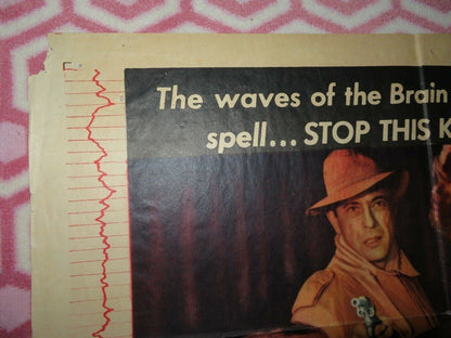 BRAIN MACHINE US ONE SHEET POSTER PATRICK BARR ELIZABETH ALLAN 1955 Rendezvous Cinema Movie posters