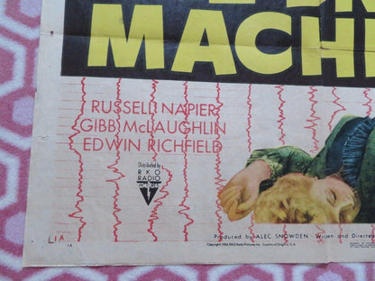 BRAIN MACHINE US ONE SHEET POSTER PATRICK BARR ELIZABETH ALLAN 1955 Rendezvous Cinema Movie posters