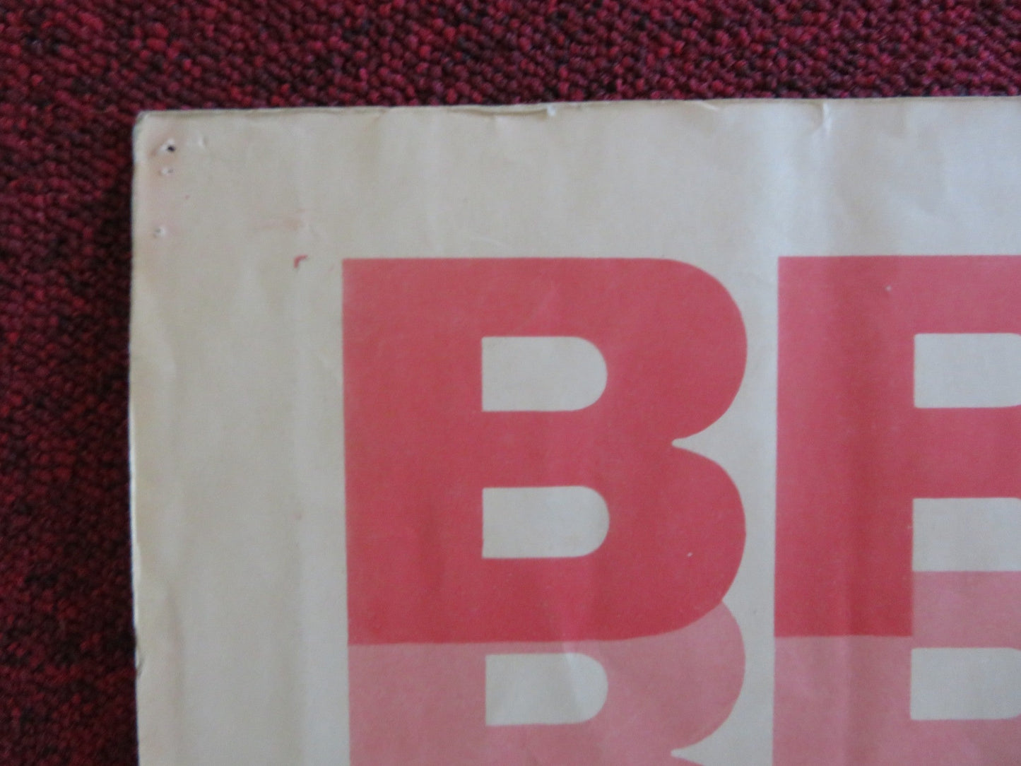 BRAINSTORM US HALF SHEET (22"x 28") POSTER JEFF HUNTER ANNE FRANCIS 1965 Rendezvous Cinema Movie posters