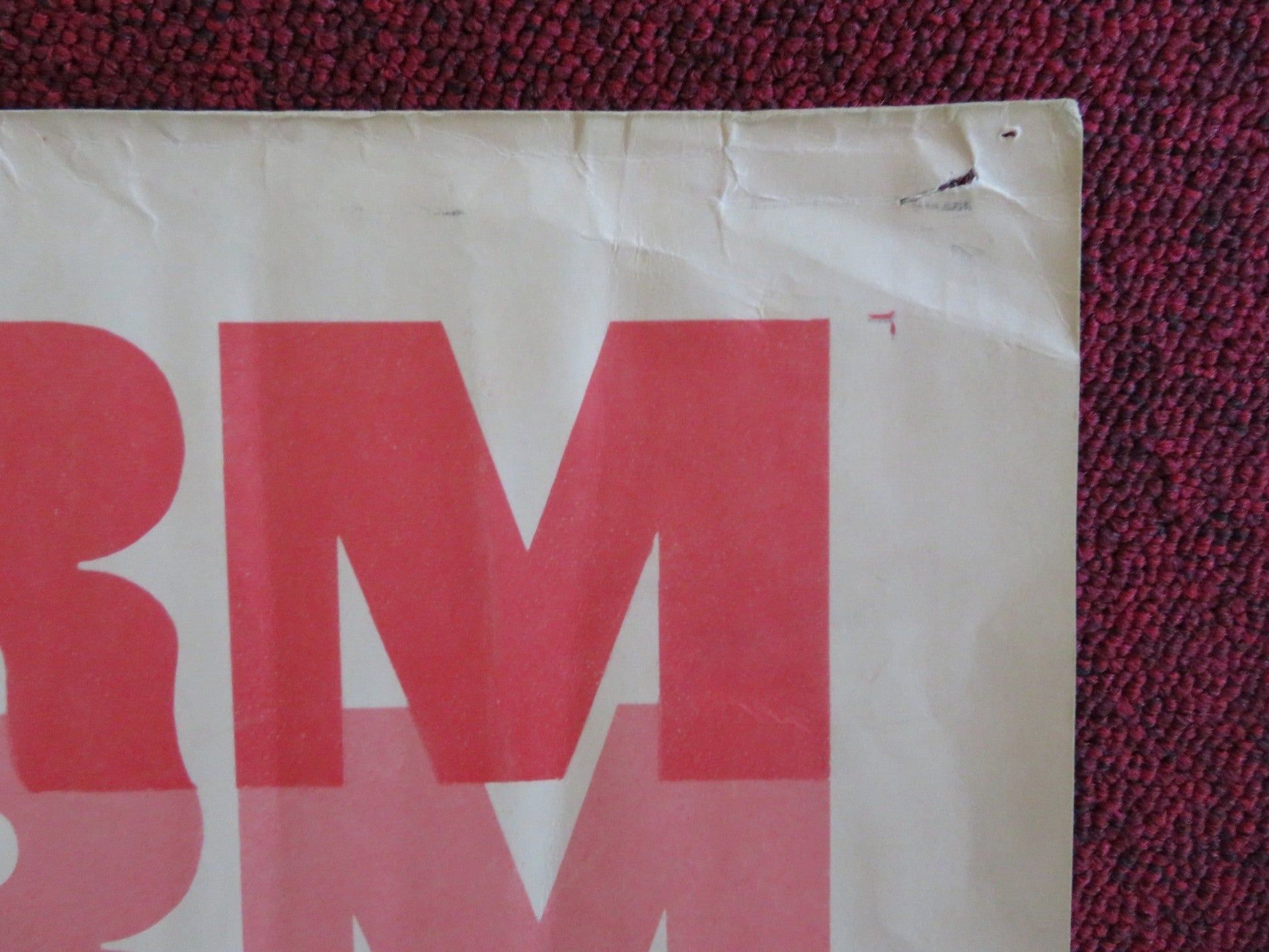 BRAINSTORM US HALF SHEET (22"x 28") POSTER JEFF HUNTER ANNE FRANCIS 1965 Rendezvous Cinema Movie posters